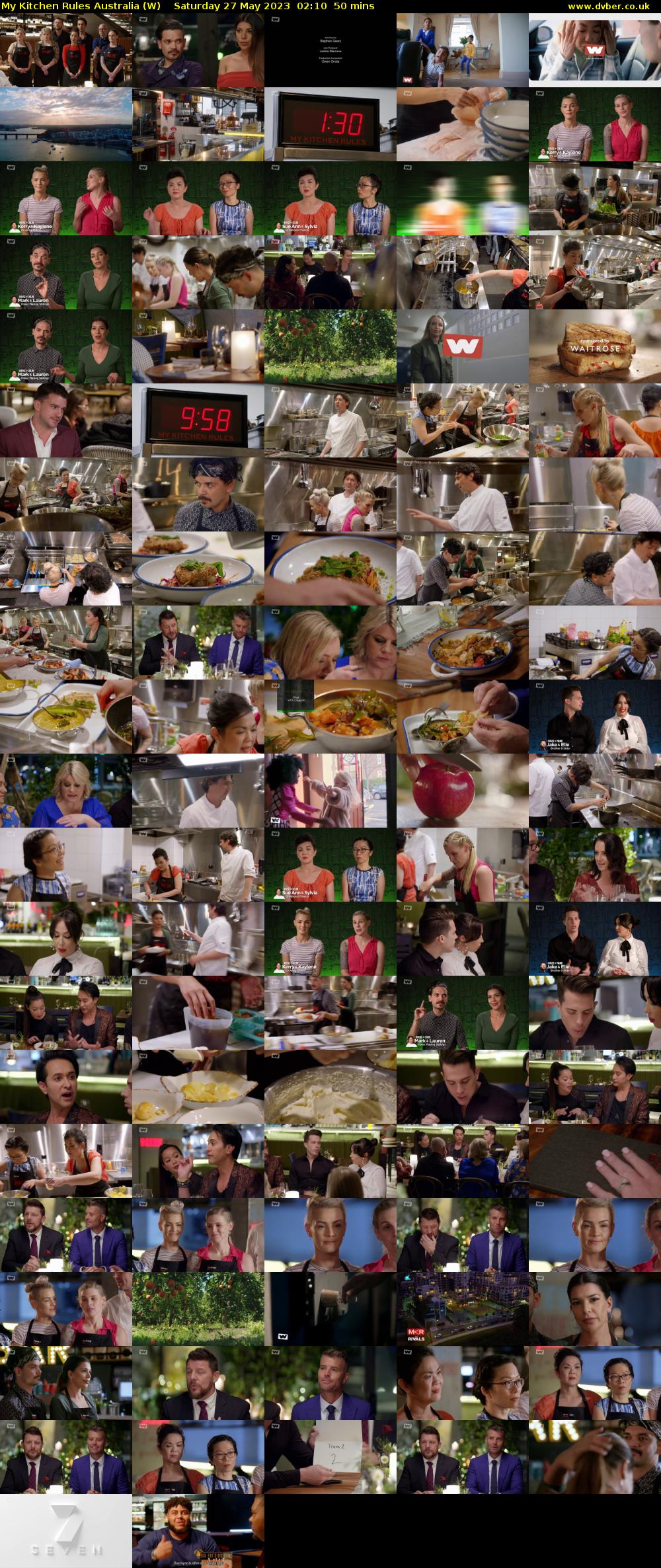 My Kitchen Rules Australia (W) Saturday 27 May 2023 02:10 - 03:00