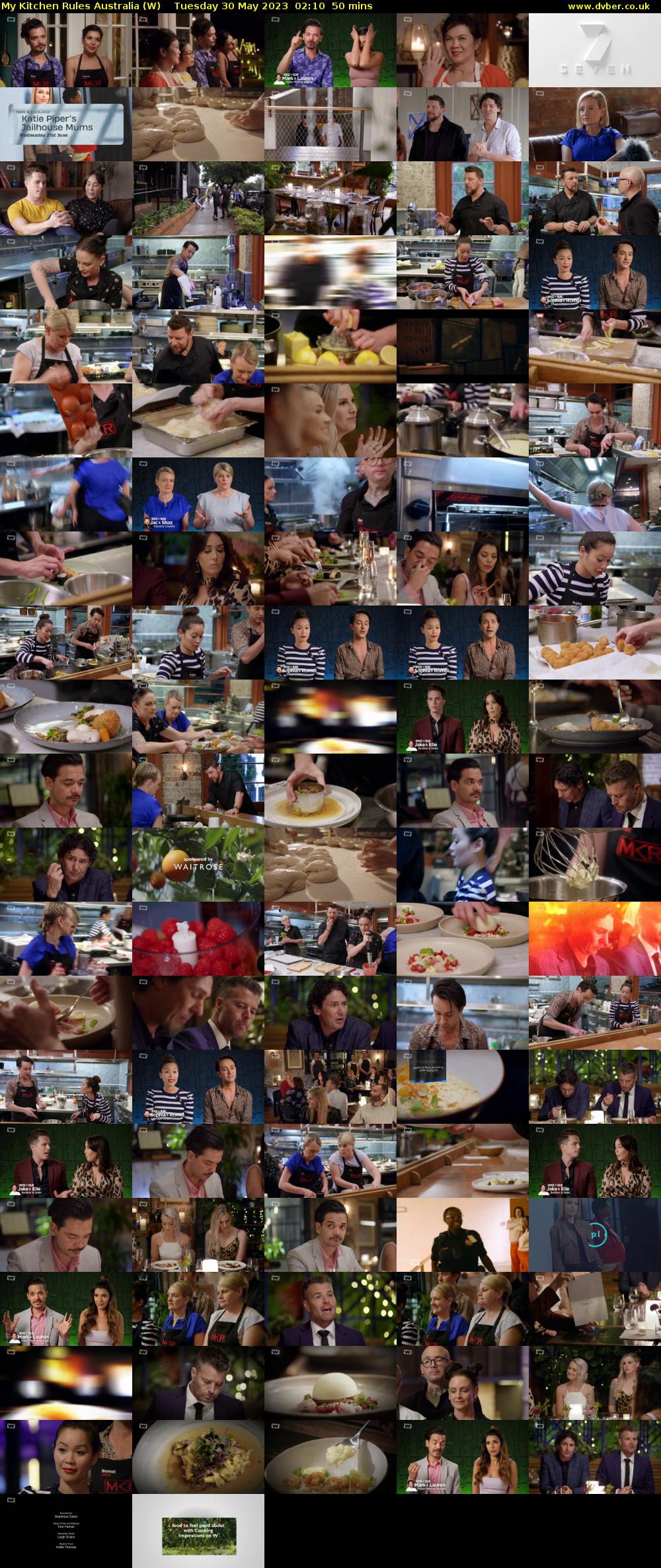 My Kitchen Rules Australia (W) Tuesday 30 May 2023 02:10 - 03:00