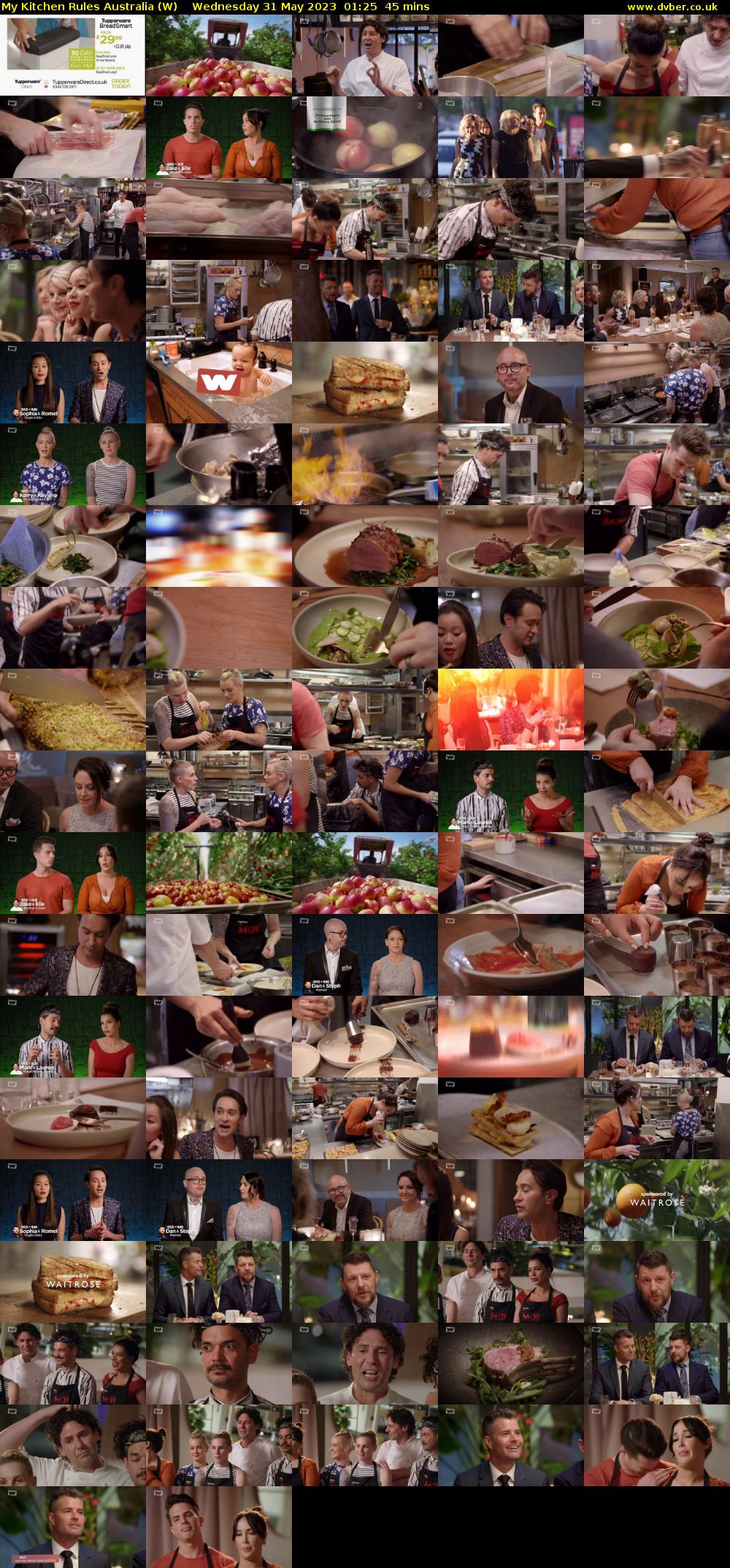 My Kitchen Rules Australia (W) Wednesday 31 May 2023 01:25 - 02:10