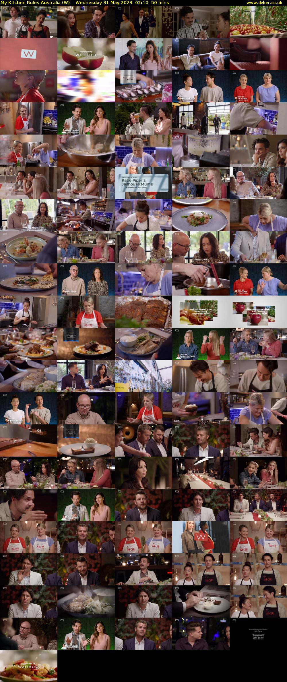 My Kitchen Rules Australia (W) Wednesday 31 May 2023 02:10 - 03:00