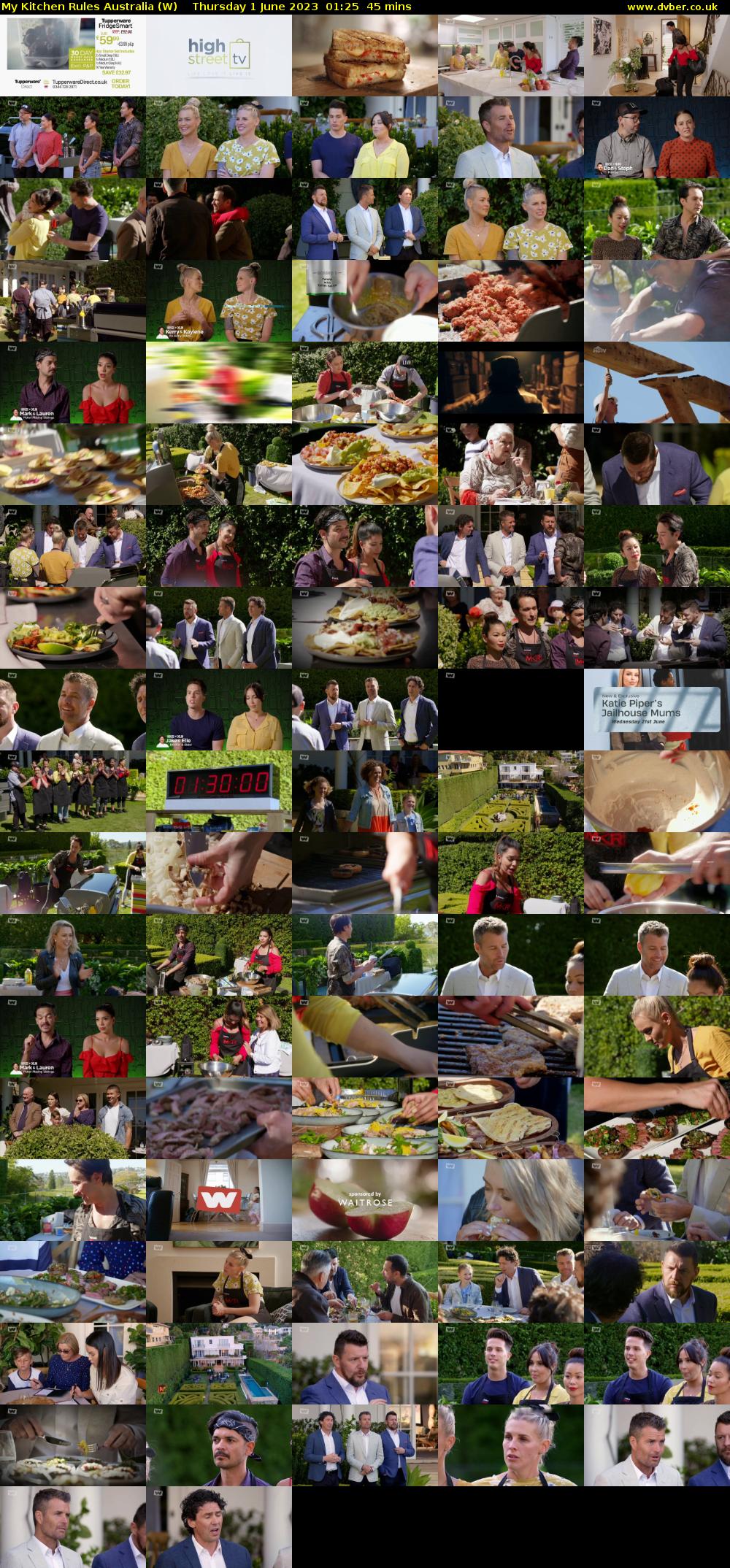 My Kitchen Rules Australia (W) Thursday 1 June 2023 01:25 - 02:10