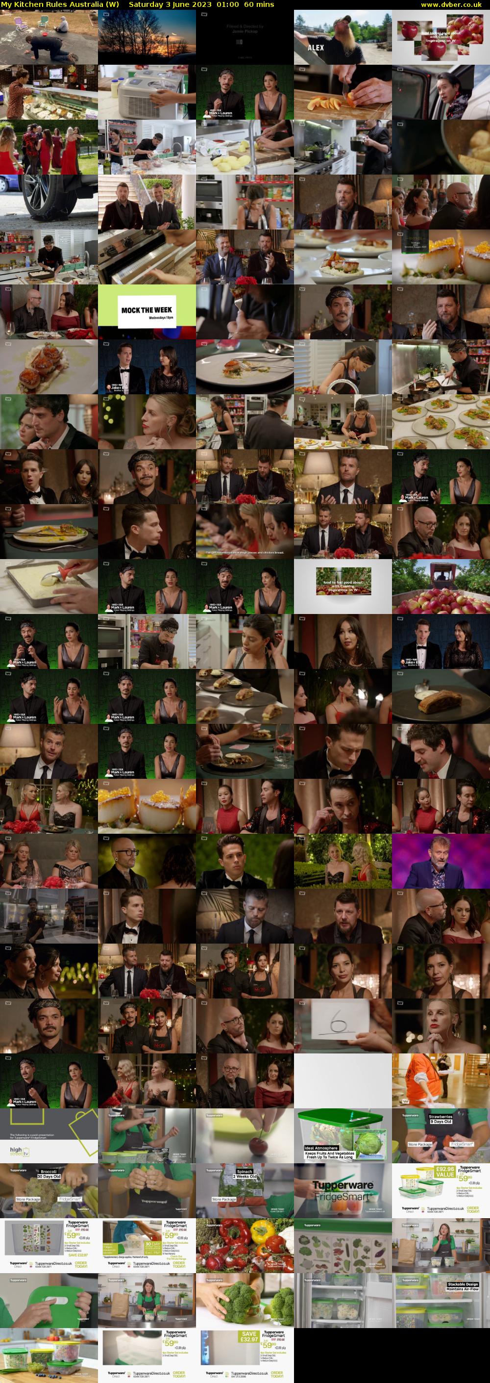 My Kitchen Rules Australia (W) Saturday 3 June 2023 01:00 - 02:00