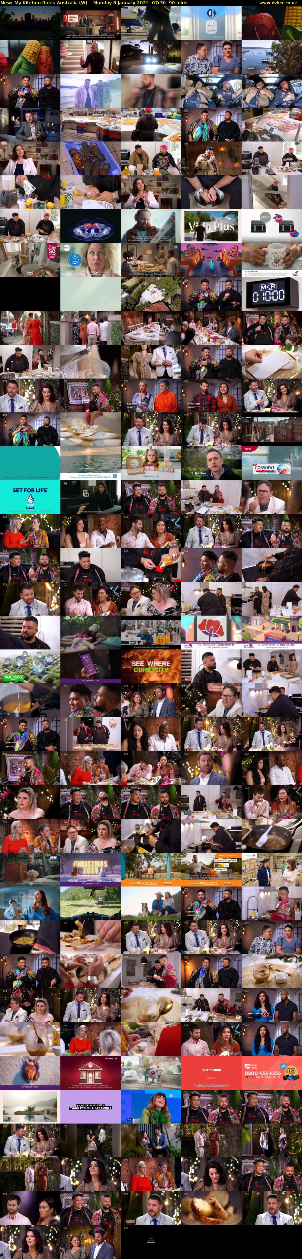 My Kitchen Rules Australia (W) Monday 8 January 2024 07:30 - 09:00