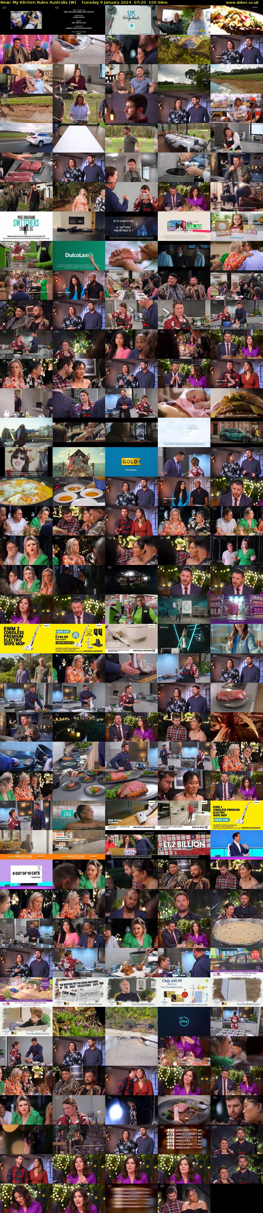 My Kitchen Rules Australia (W) Tuesday 9 January 2024 07:20 - 09:00