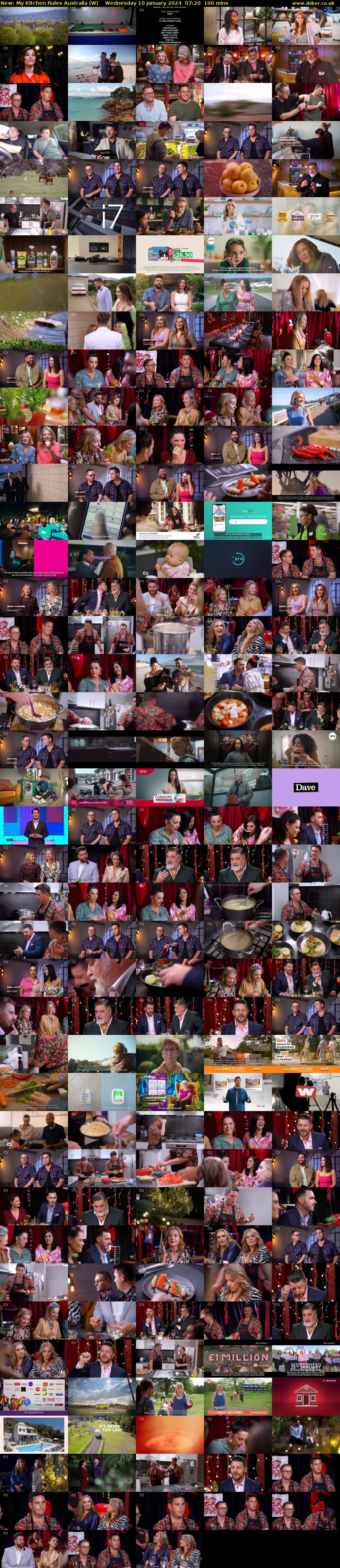 My Kitchen Rules Australia (W) Wednesday 10 January 2024 07:20 - 09:00