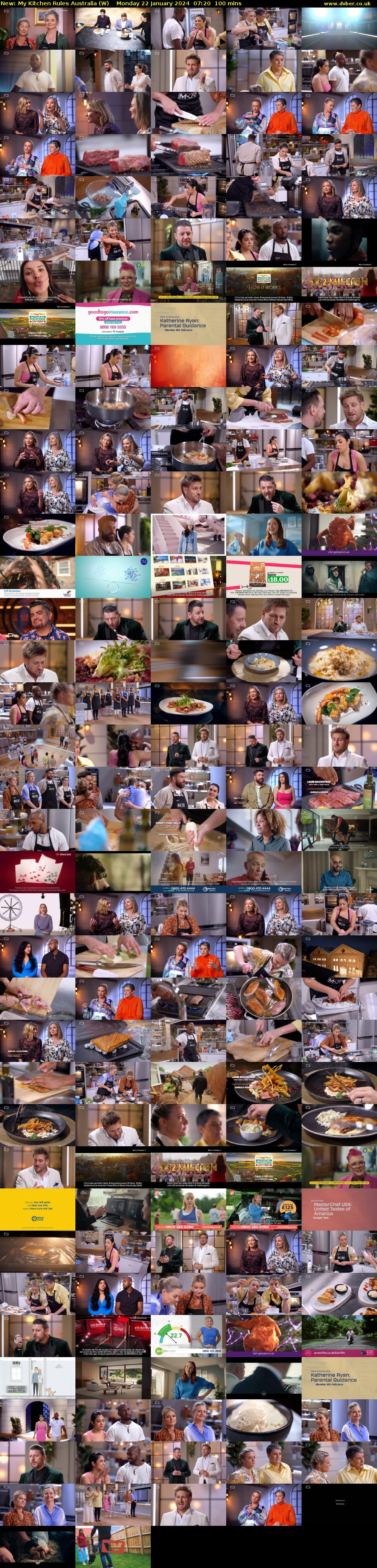 My Kitchen Rules Australia (W) Monday 22 January 2024 07:20 - 09:00