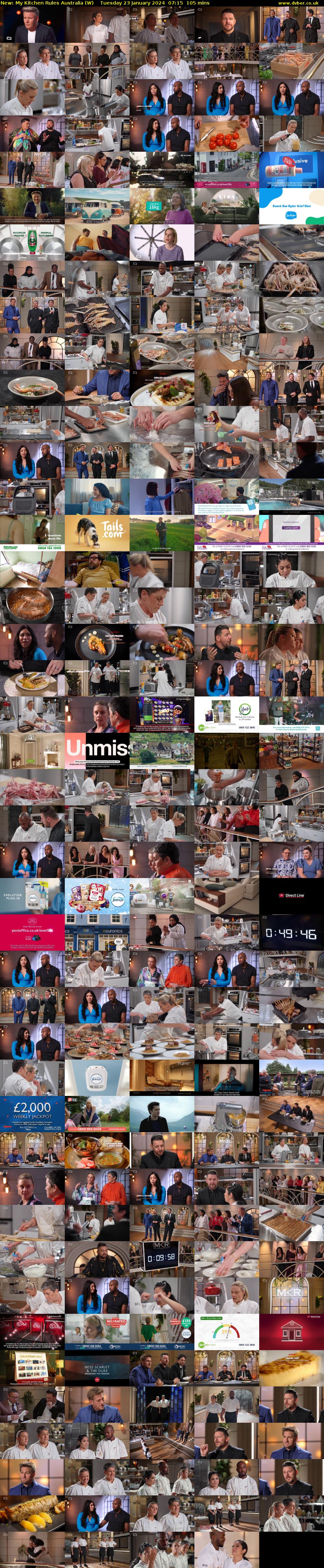 My Kitchen Rules Australia (W) Tuesday 23 January 2024 07:15 - 09:00