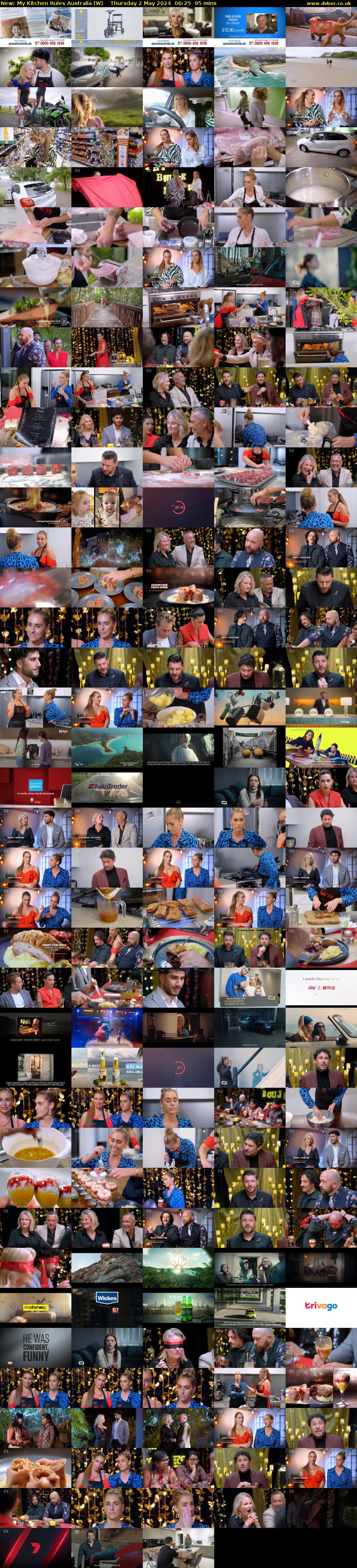 My Kitchen Rules Australia (W) Thursday 2 May 2024 06:25 - 08:00