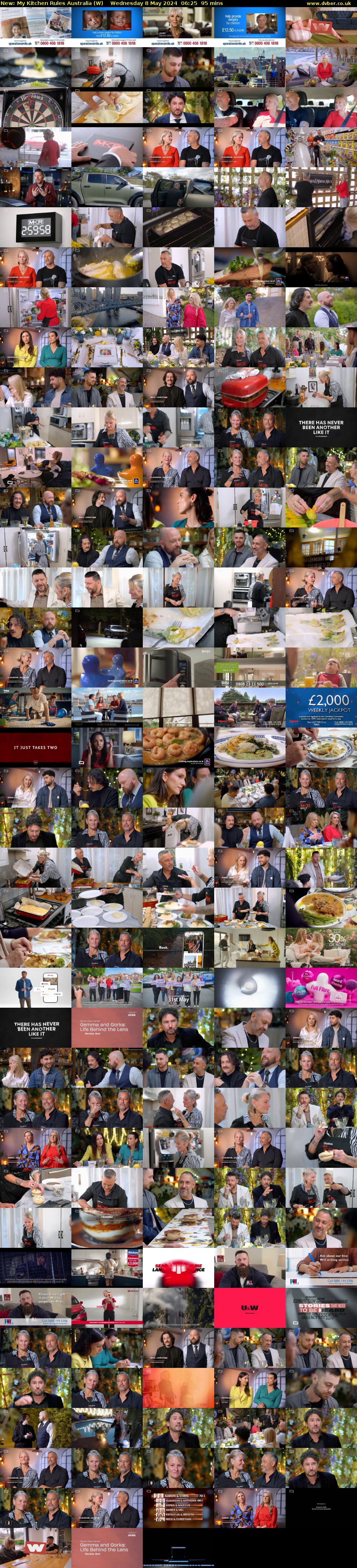My Kitchen Rules Australia (W) Wednesday 8 May 2024 06:25 - 08:00