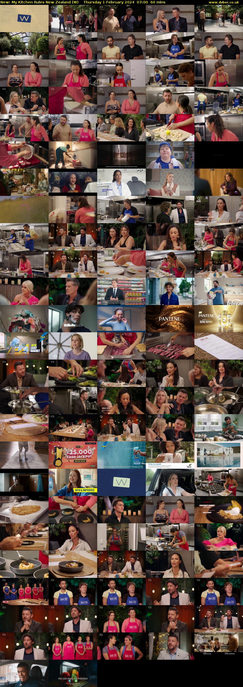 My Kitchen Rules New Zealand (W) Thursday 1 February 2024 07:00 - 08:00