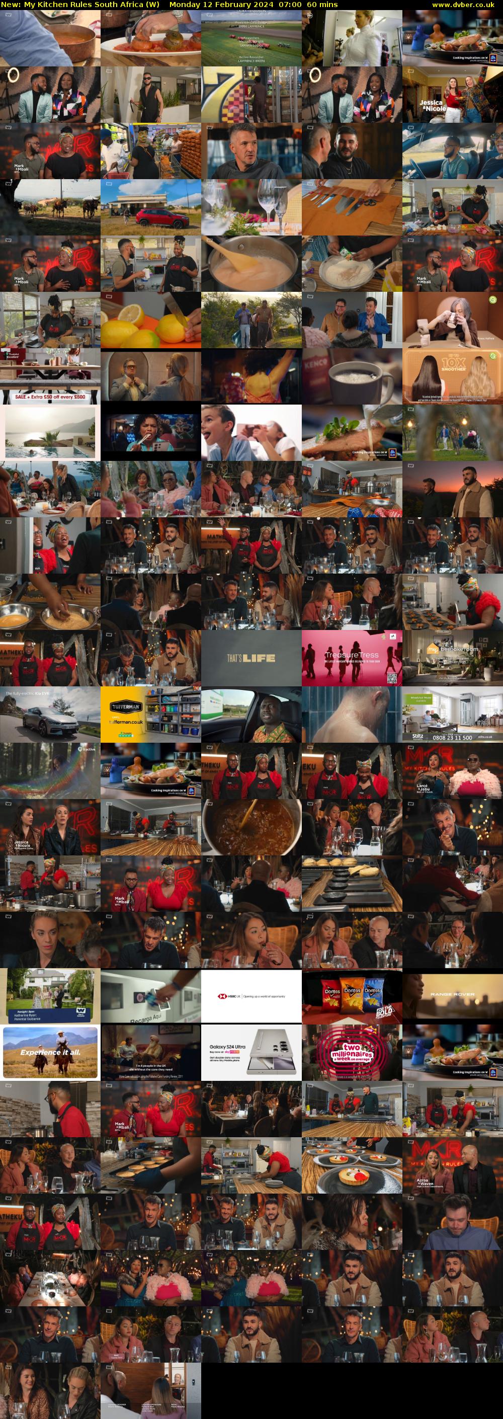 My Kitchen Rules South Africa (W) Monday 12 February 2024 07:00 - 08:00