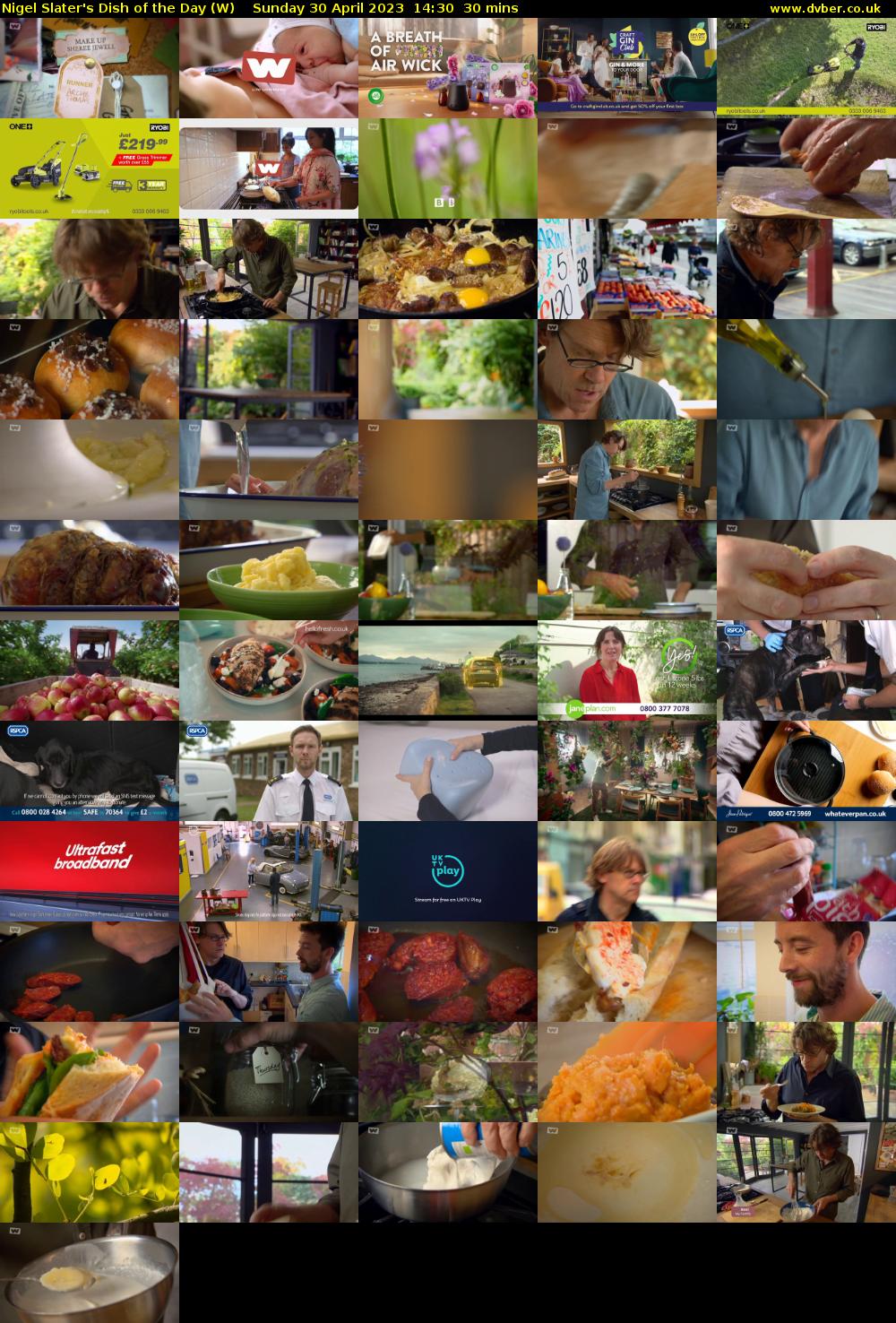 Nigel Slater's Dish of the Day (W) Sunday 30 April 2023 14:30 - 15:00