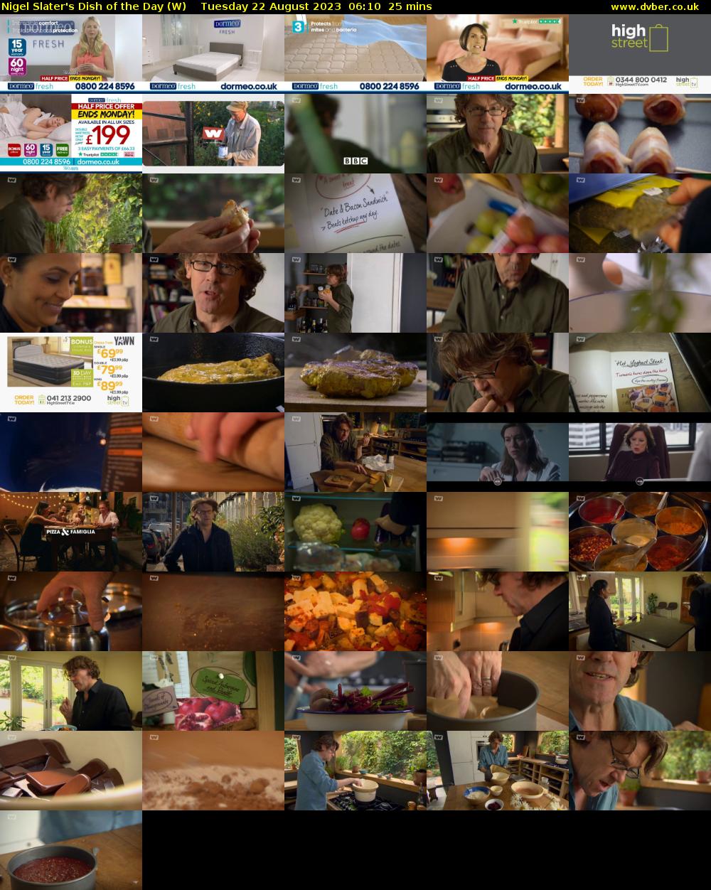 Nigel Slater's Dish of the Day (W) Tuesday 22 August 2023 06:10 - 06:35