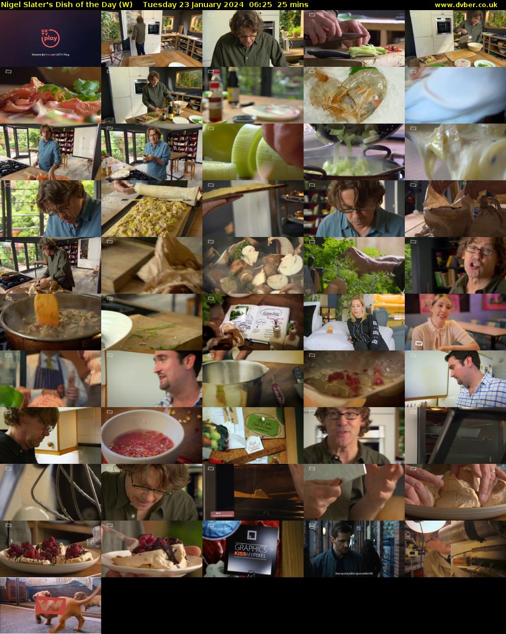Nigel Slater's Dish of the Day (W) Tuesday 23 January 2024 06:25 - 06:50