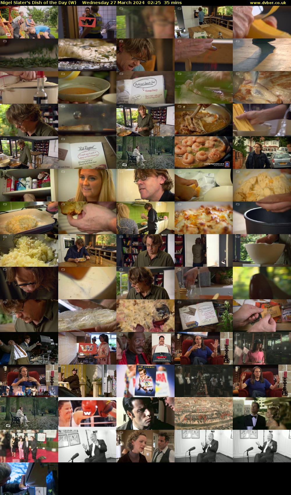 Nigel Slater's Dish of the Day (W) Wednesday 27 March 2024 02:25 - 03:00