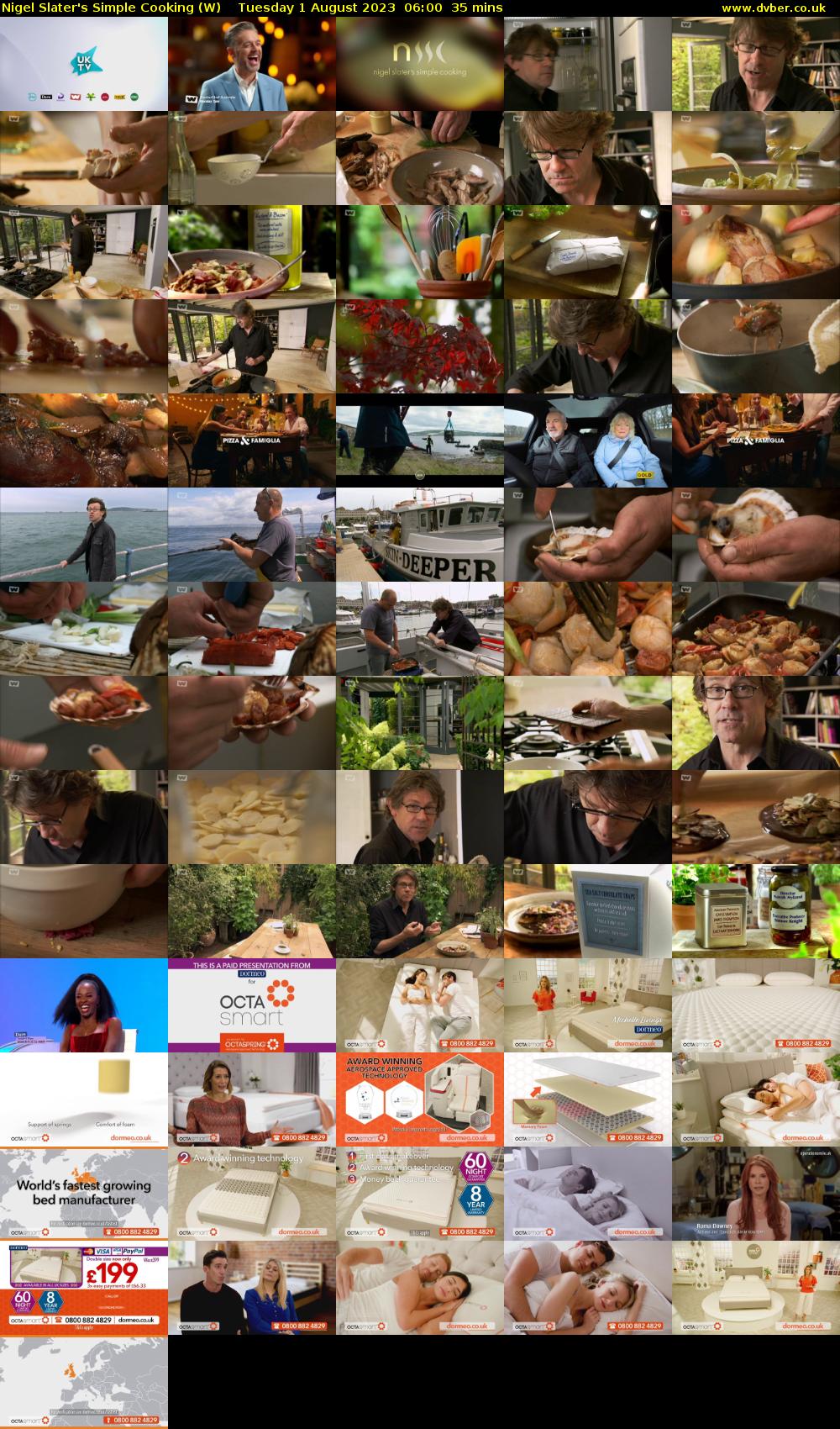 Nigel Slater's Simple Cooking (W) Tuesday 1 August 2023 06:00 - 06:35