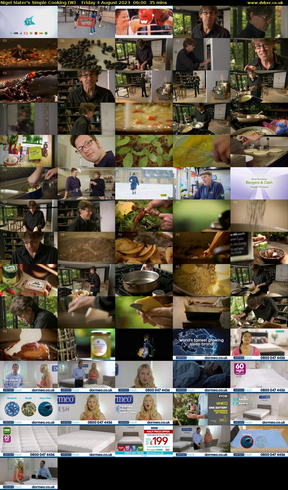 Nigel Slater's Simple Cooking (W) Friday 4 August 2023 06:00 - 06:35