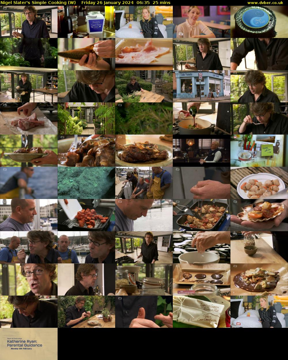 Nigel Slater's Simple Cooking (W) Friday 26 January 2024 06:35 - 07:00