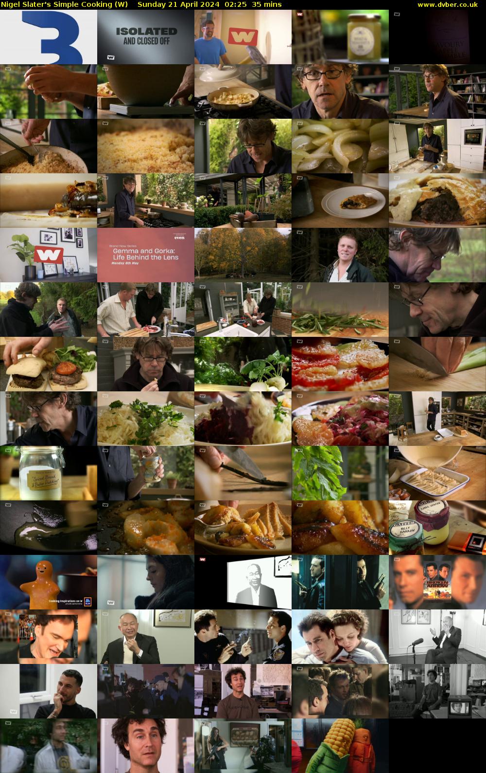 Nigel Slater's Simple Cooking (W) Sunday 21 April 2024 02:25 - 03:00