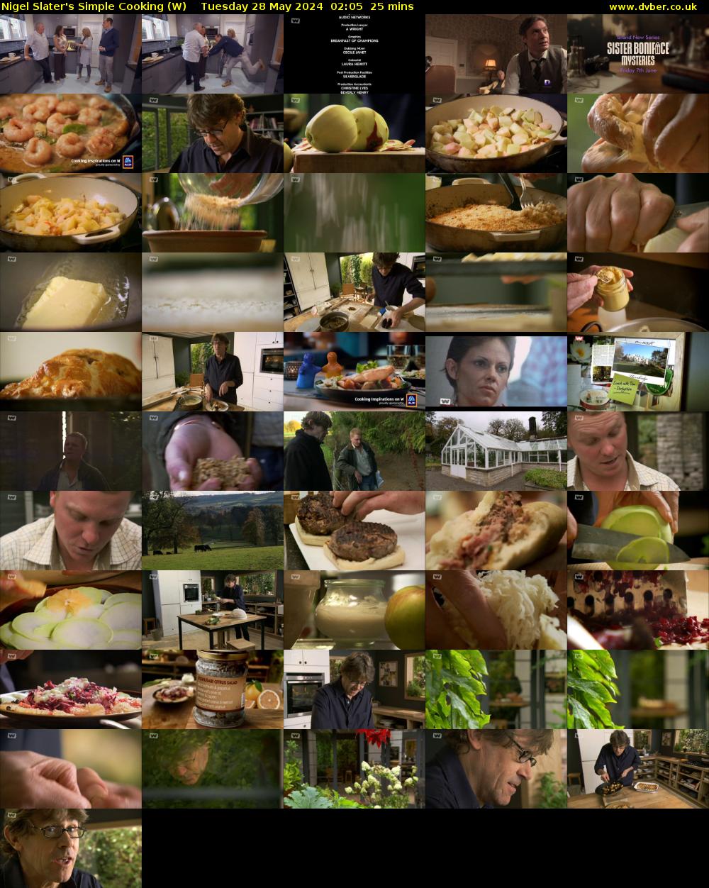 Nigel Slater's Simple Cooking (W) Tuesday 28 May 2024 02:05 - 02:30