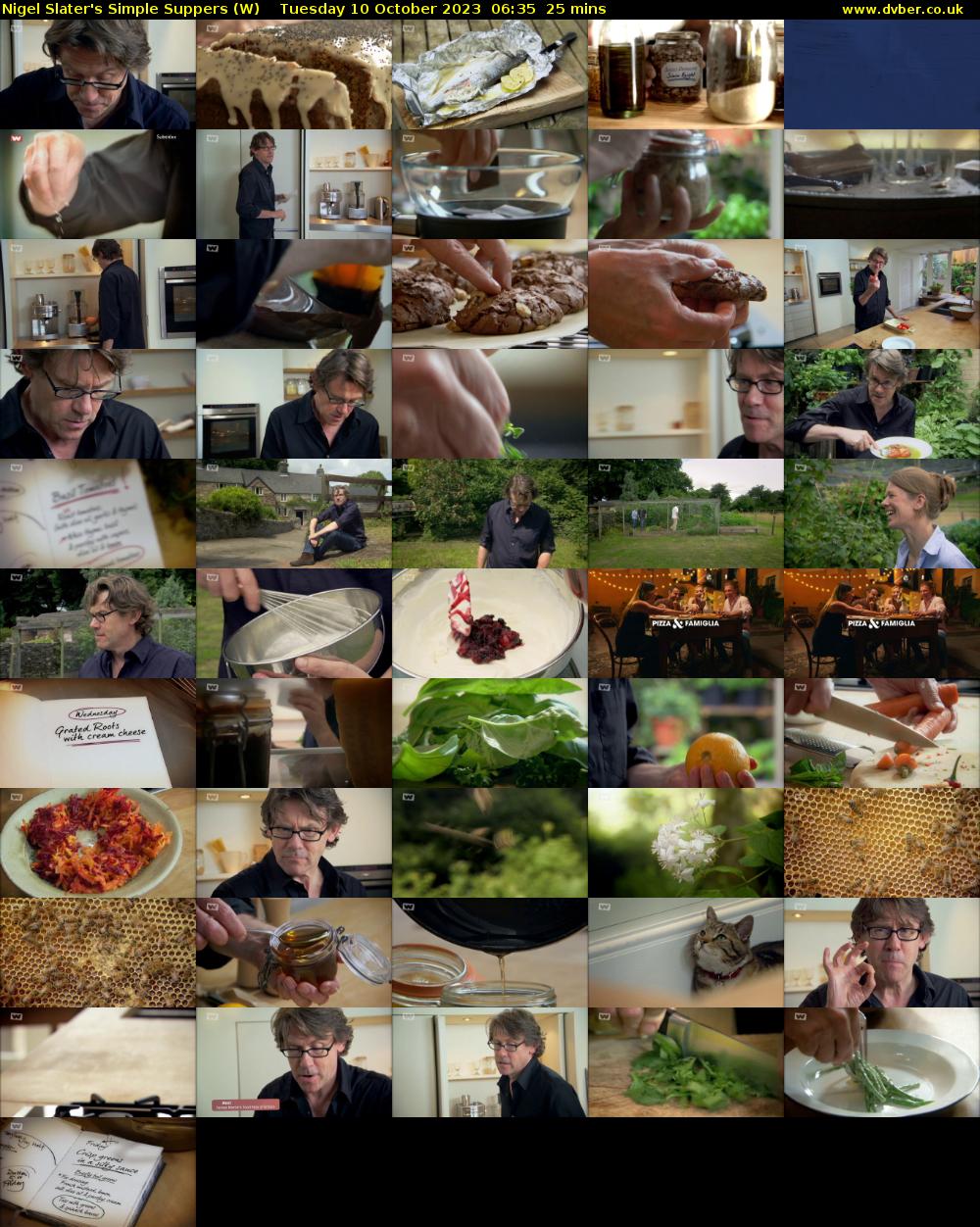 Nigel Slater's Simple Suppers (W) Tuesday 10 October 2023 06:35 - 07:00