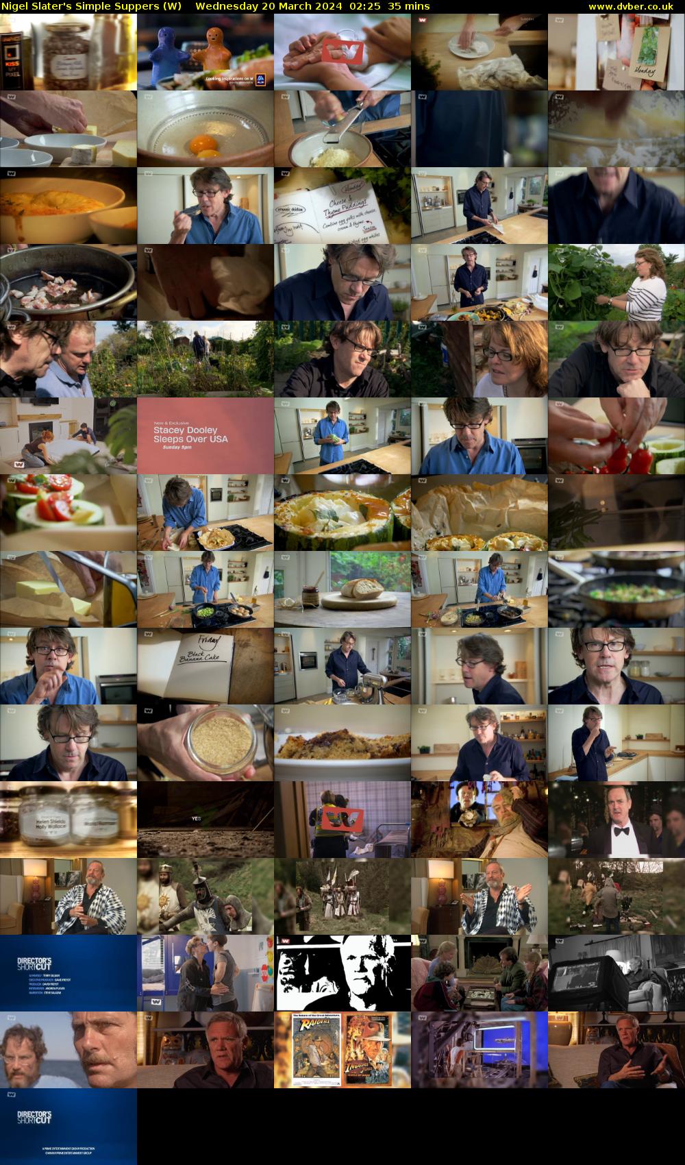 Nigel Slater's Simple Suppers (W) Wednesday 20 March 2024 02:25 - 03:00