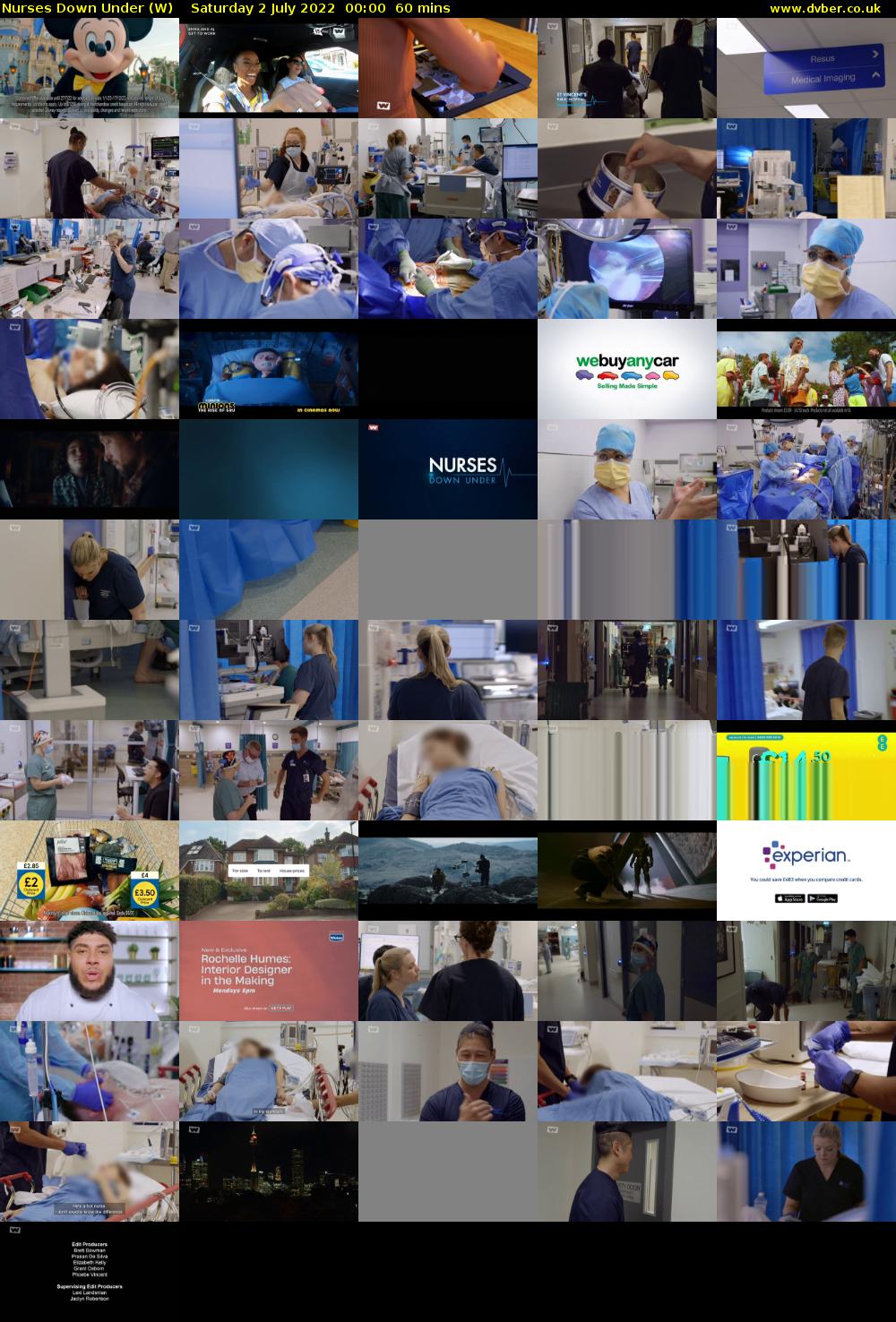 Nurses Down Under (W) Saturday 2 July 2022 00:00 - 01:00