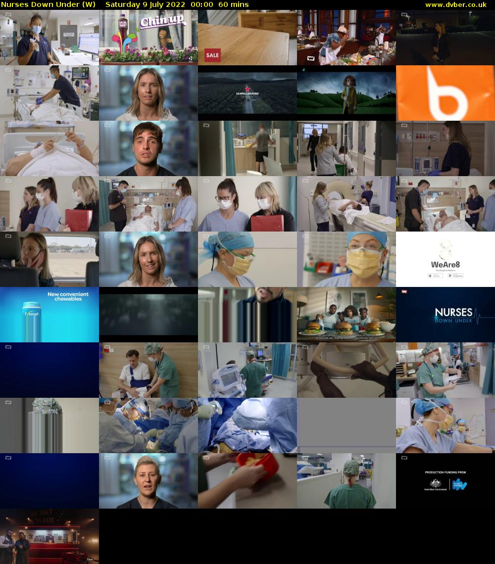 Nurses Down Under (W) Saturday 9 July 2022 00:00 - 01:00
