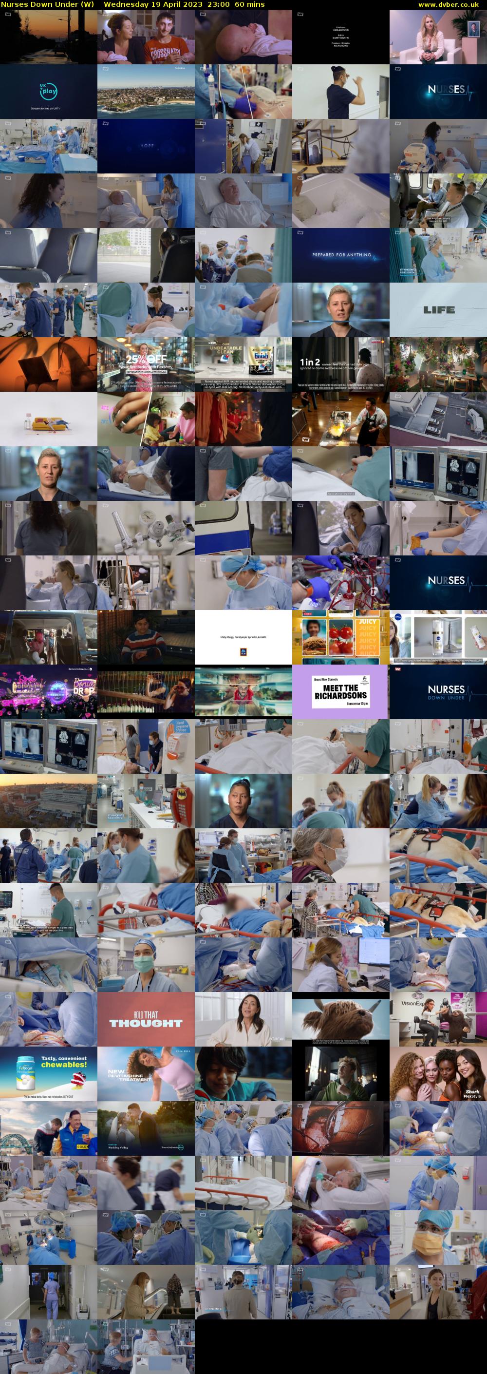 Nurses Down Under (W) Wednesday 19 April 2023 23:00 - 00:00
