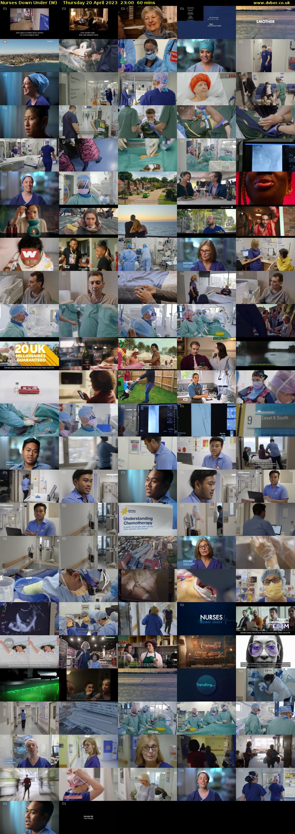 Nurses Down Under (W) Thursday 20 April 2023 23:00 - 00:00
