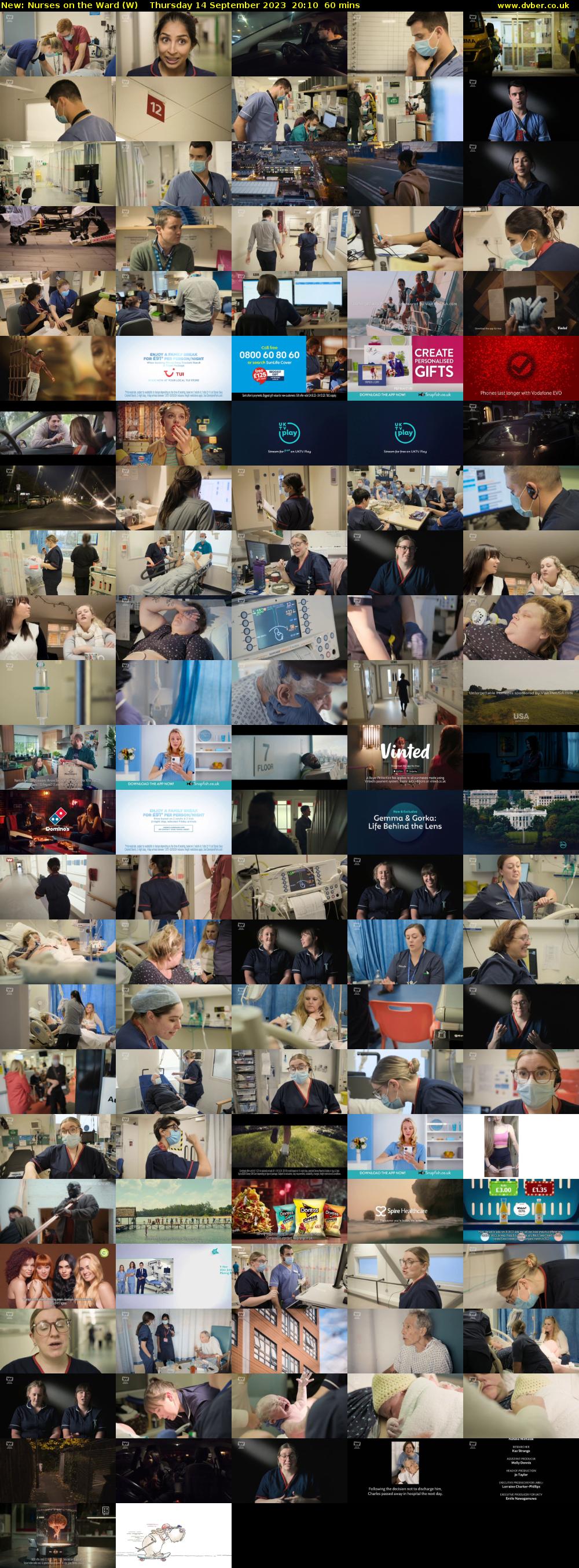Nurses on the Ward (W) Thursday 14 September 2023 20:10 - 21:10