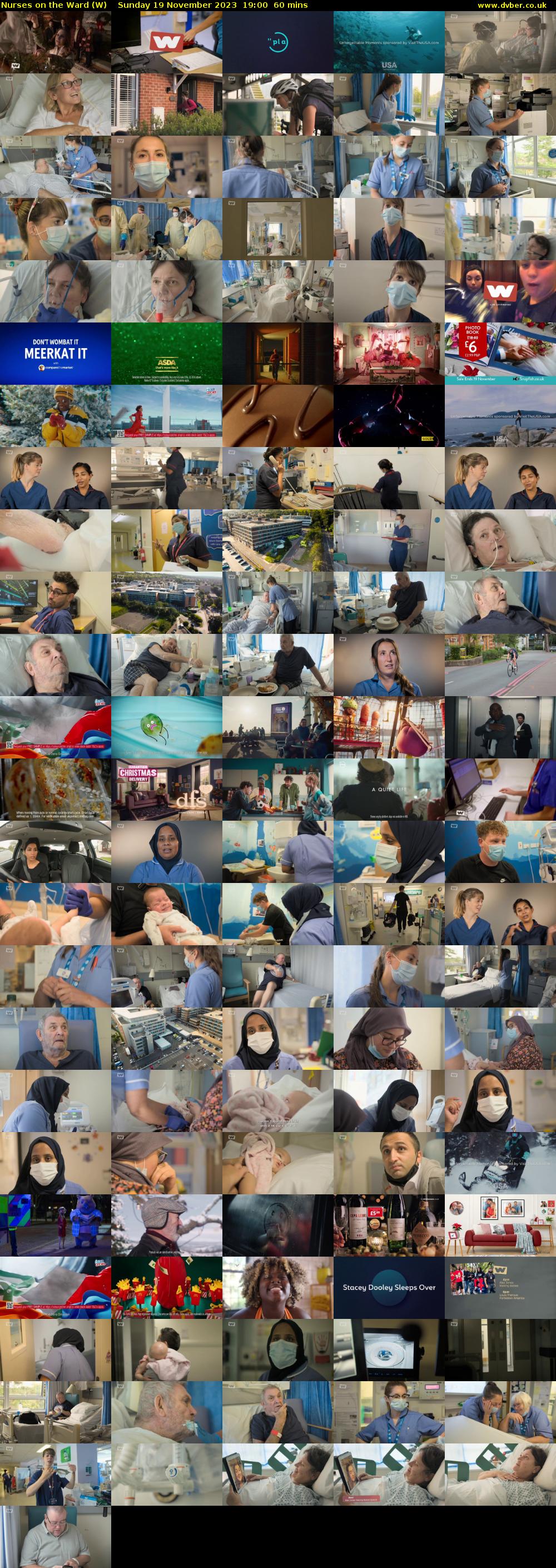 Nurses on the Ward (W) Sunday 19 November 2023 19:00 - 20:00