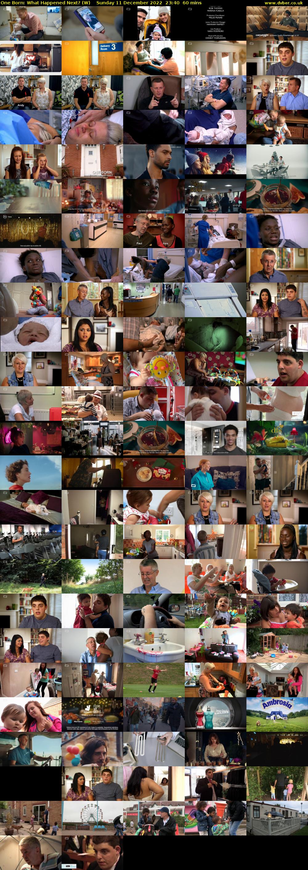 One Born: What Happened Next? (W) Sunday 11 December 2022 23:40 - 00:40