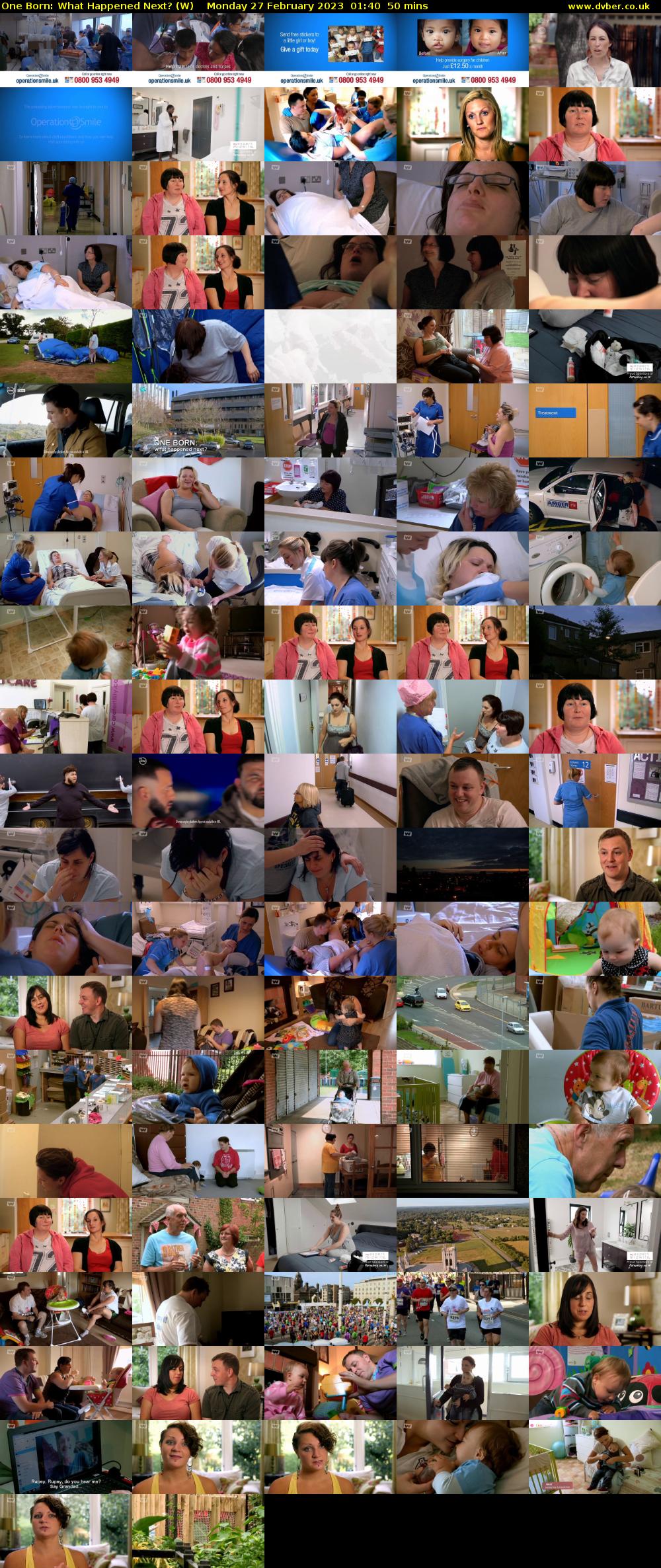 One Born: What Happened Next? (W) Monday 27 February 2023 01:40 - 02:30