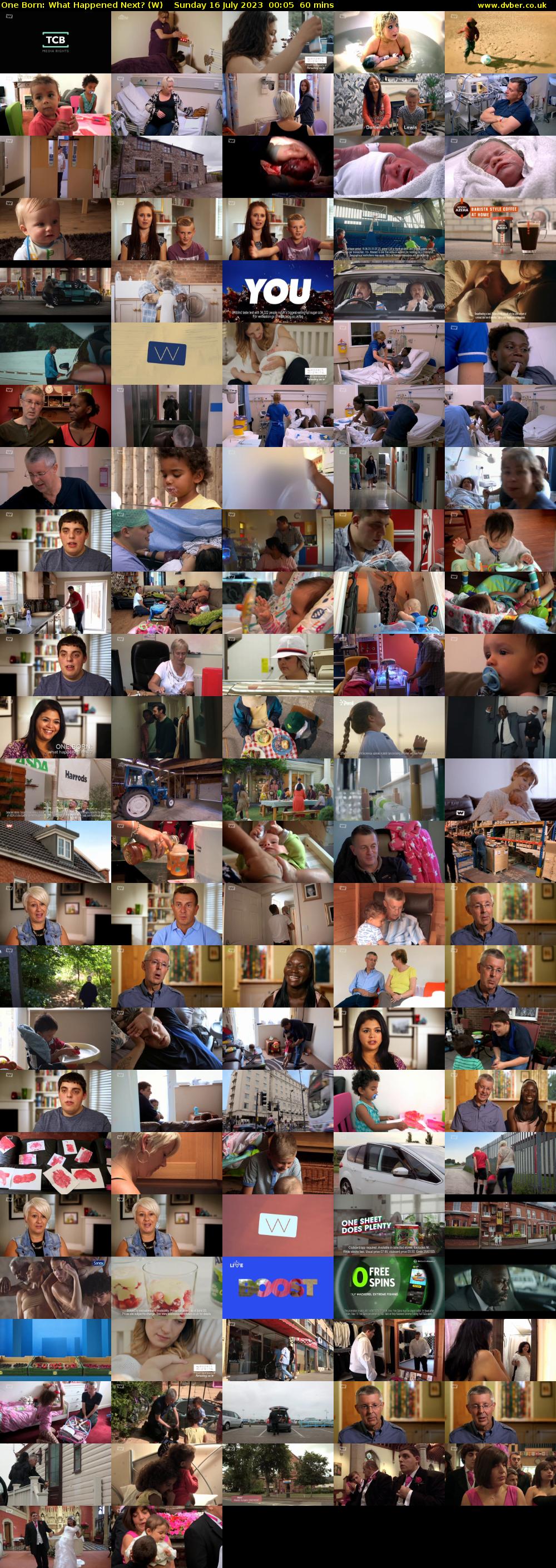 One Born: What Happened Next? (W) Sunday 16 July 2023 00:05 - 01:05