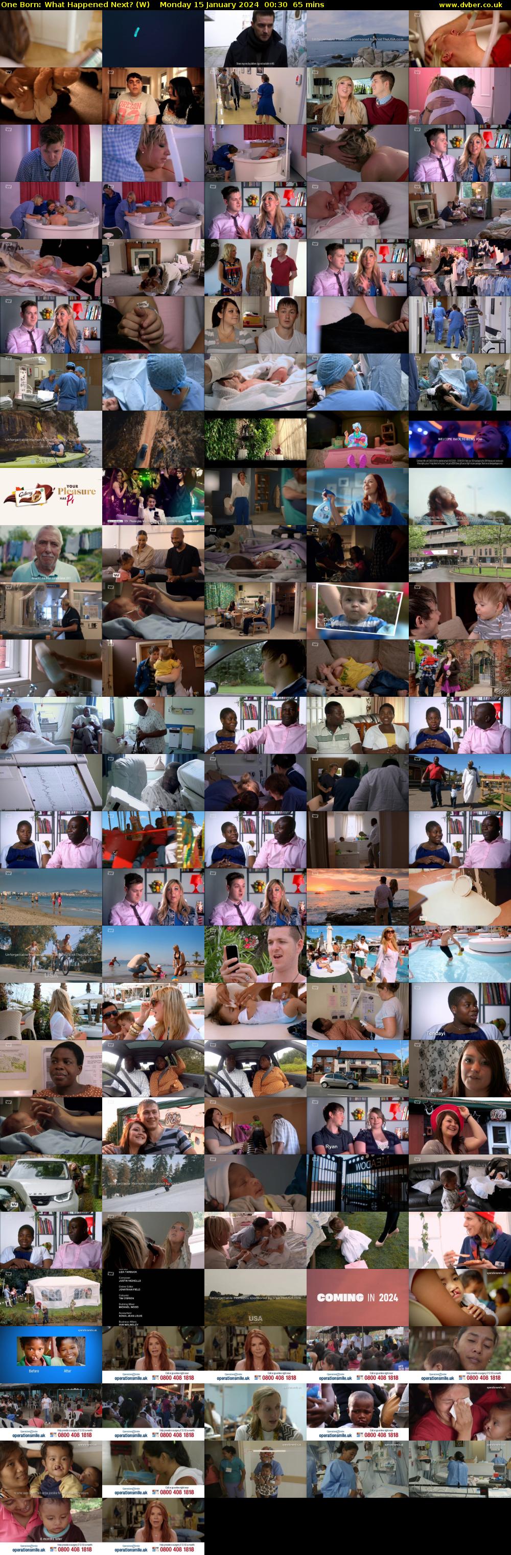 One Born: What Happened Next? (W) Monday 15 January 2024 00:30 - 01:35