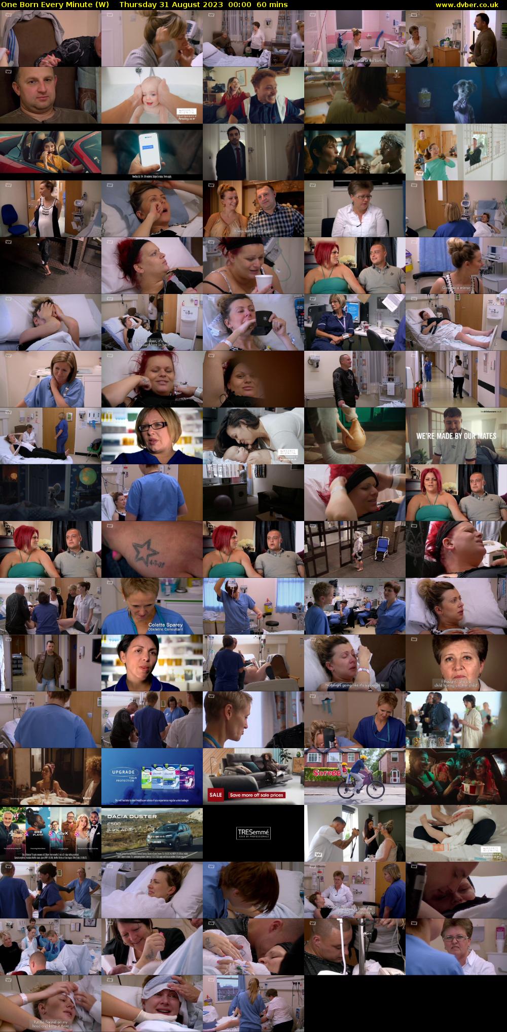 One Born Every Minute (W) Thursday 31 August 2023 00:00 - 01:00