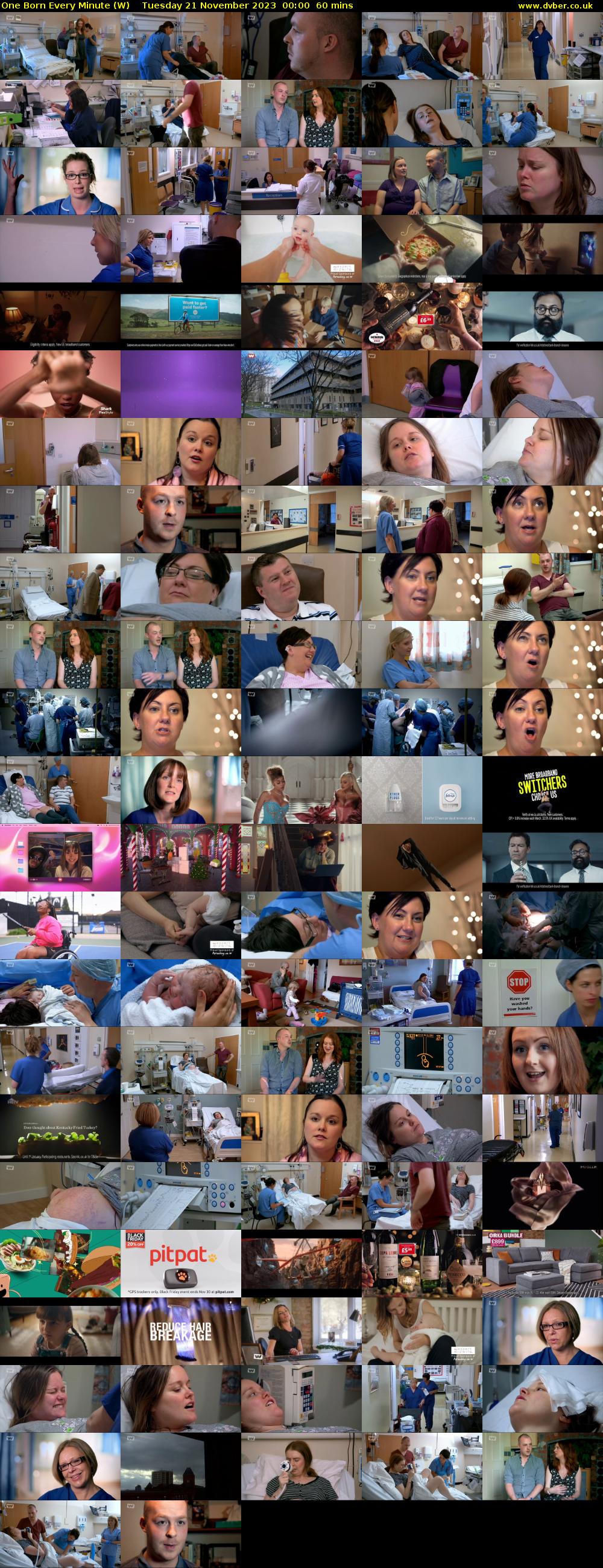 One Born Every Minute (W) Tuesday 21 November 2023 00:00 - 01:00