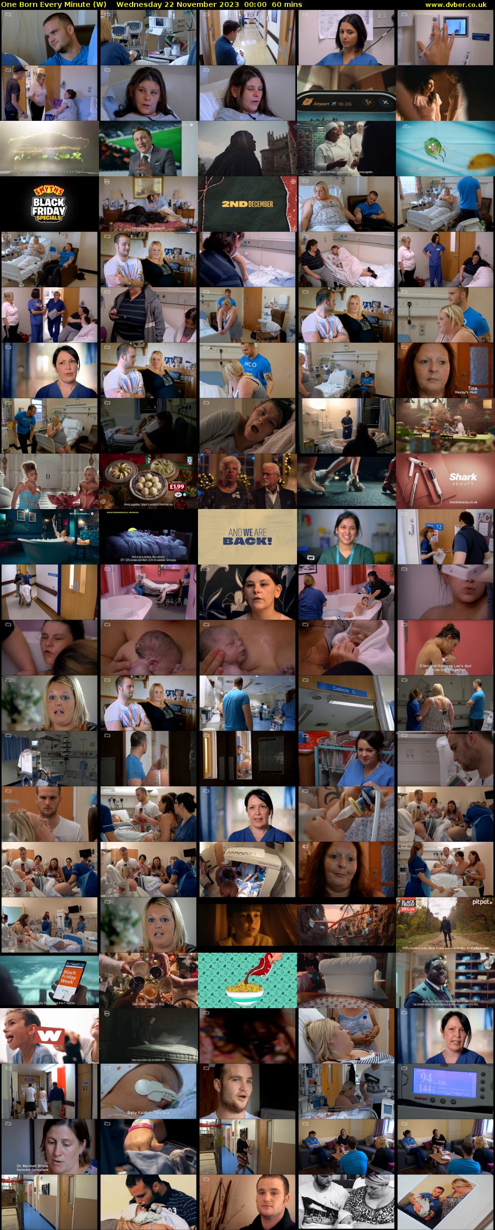 One Born Every Minute (W) Wednesday 22 November 2023 00:00 - 01:00