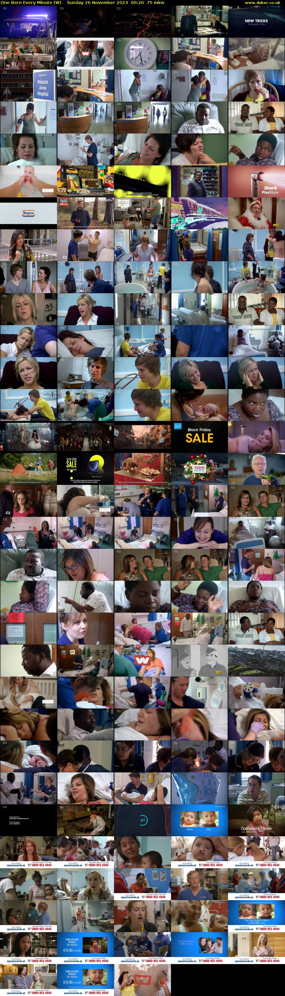 One Born Every Minute (W) Sunday 26 November 2023 00:20 - 01:35