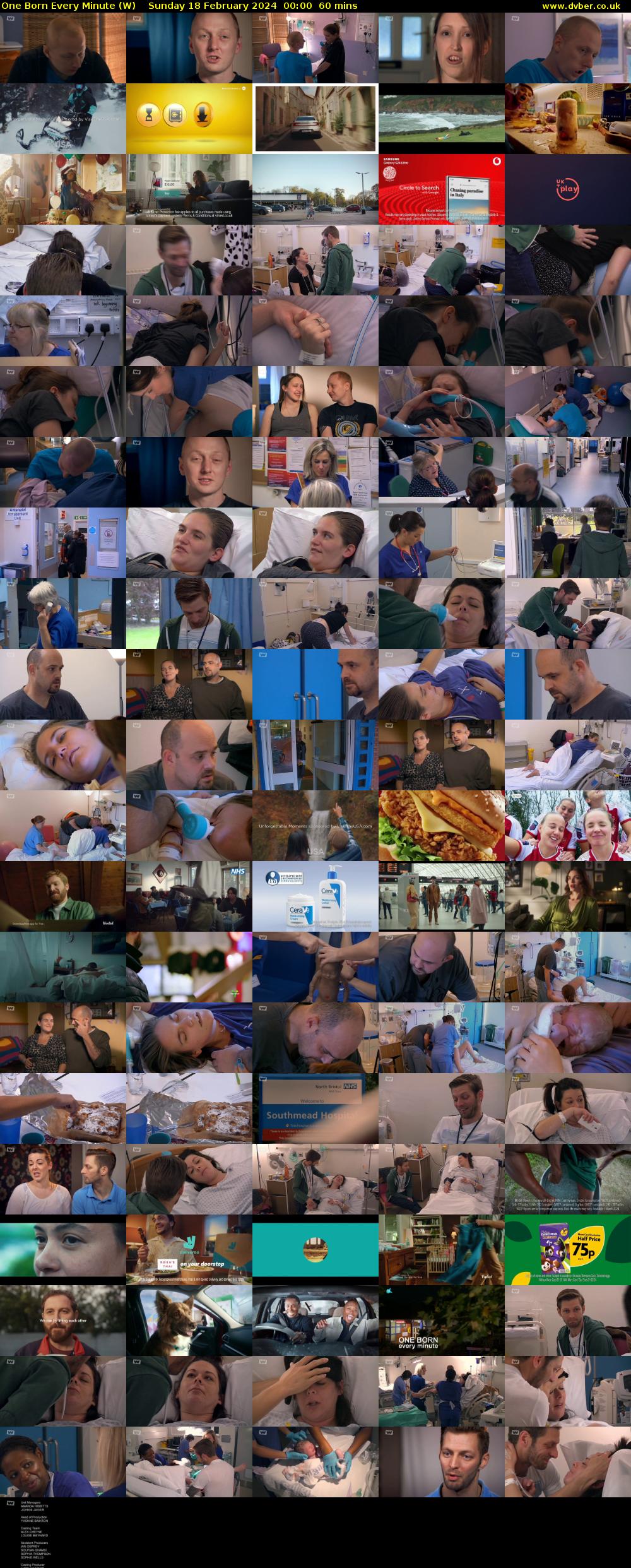 One Born Every Minute (W) Sunday 18 February 2024 00:00 - 01:00
