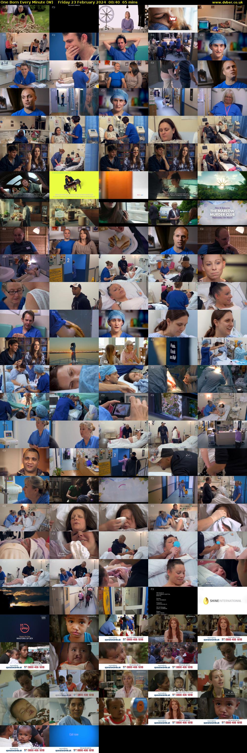 One Born Every Minute (W) Friday 23 February 2024 00:40 - 01:45