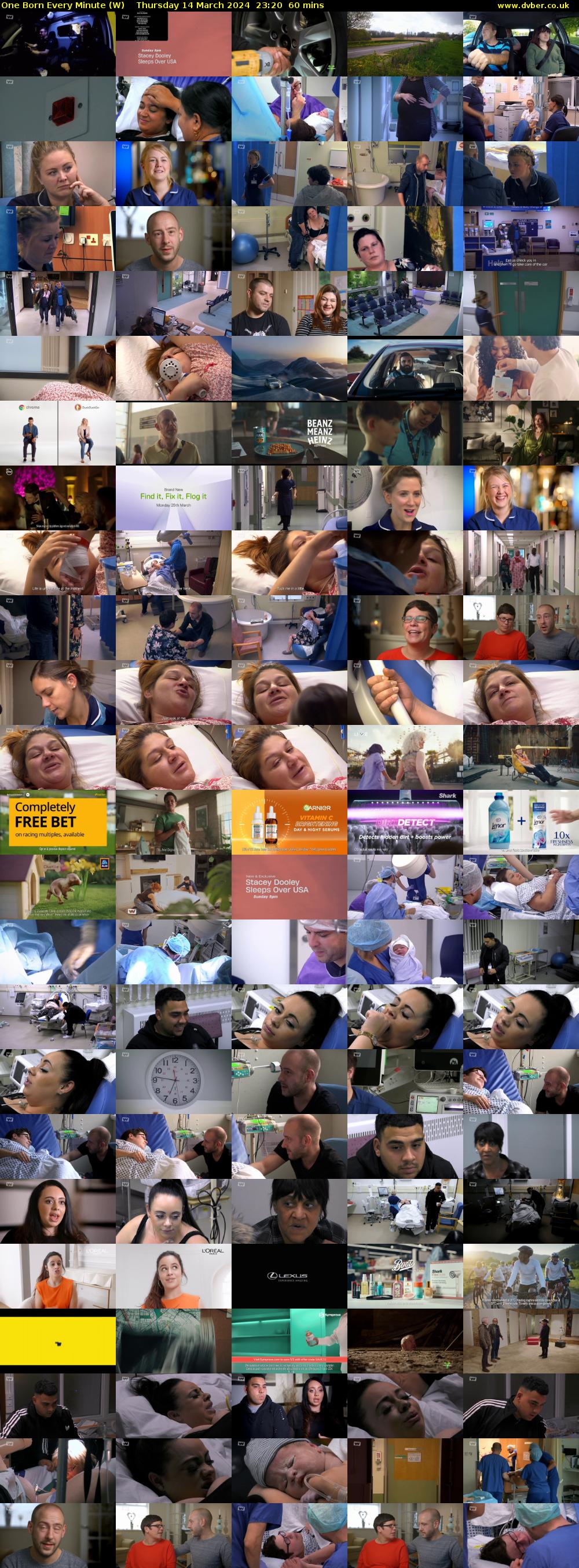 One Born Every Minute (W) Thursday 14 March 2024 23:20 - 00:20