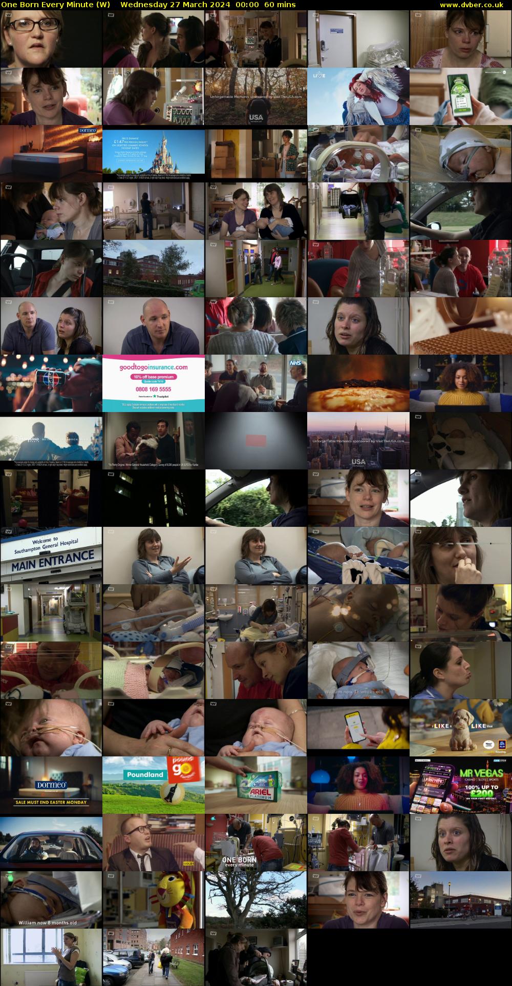 One Born Every Minute (W) Wednesday 27 March 2024 00:00 - 01:00