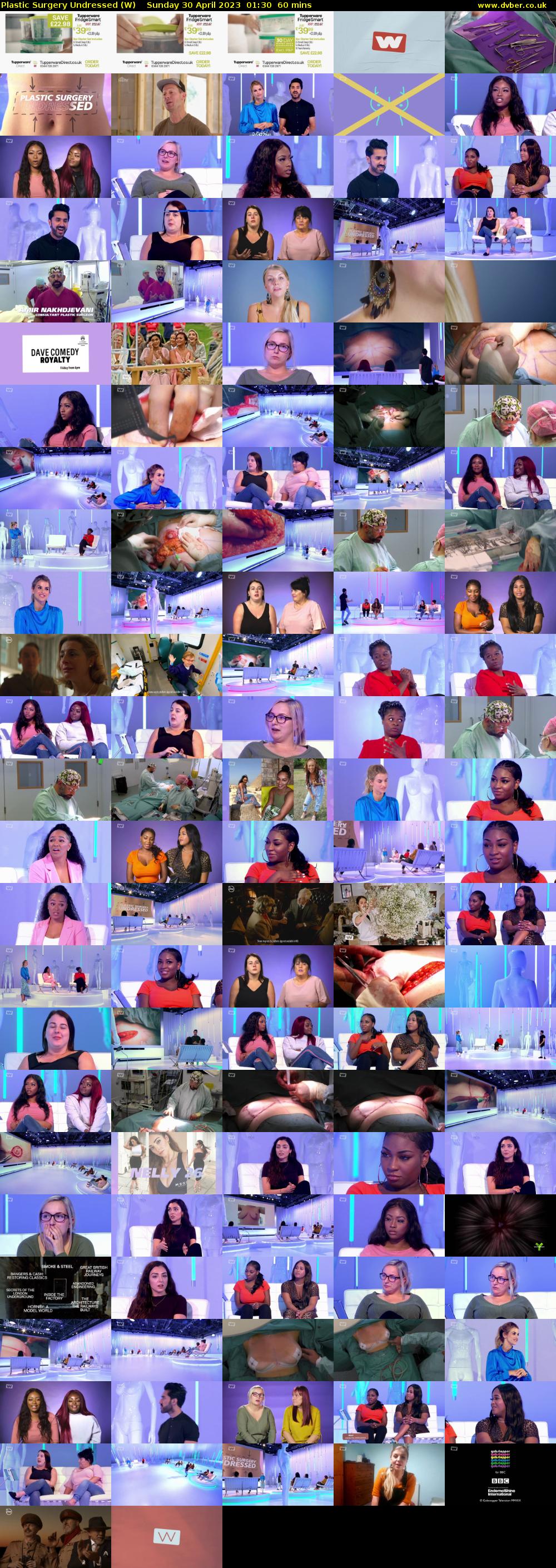 Plastic Surgery Undressed (W) Sunday 30 April 2023 01:30 - 02:30