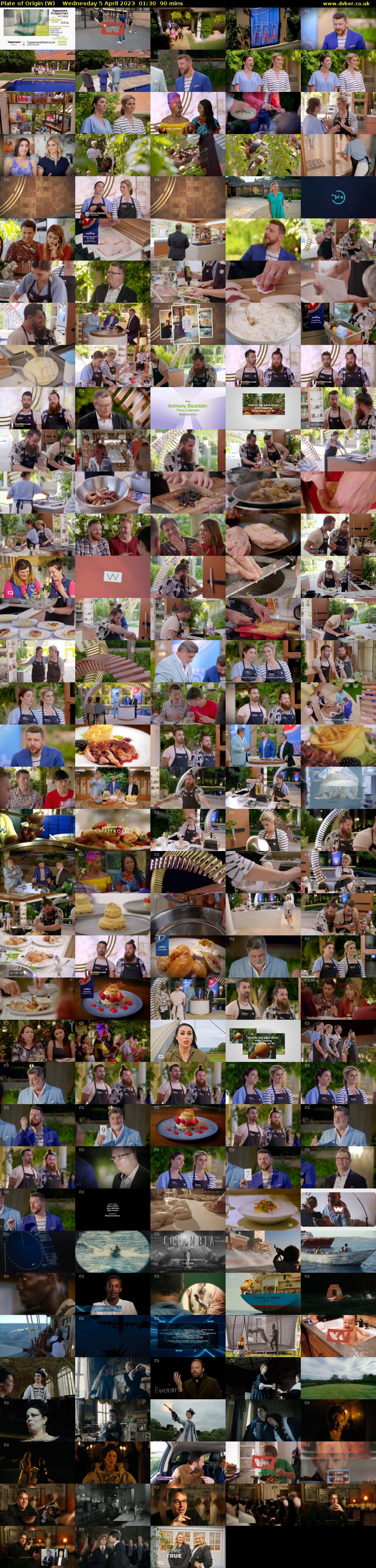 Plate of Origin (W) Wednesday 5 April 2023 01:30 - 03:00