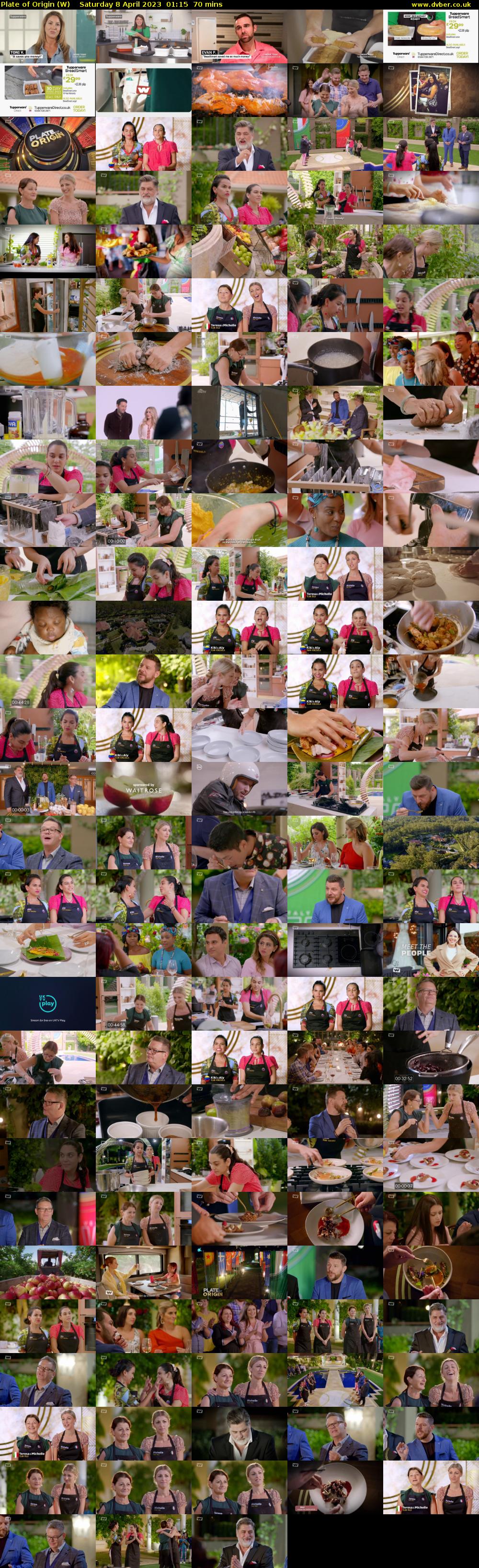 Plate of Origin (W) Saturday 8 April 2023 01:15 - 02:25