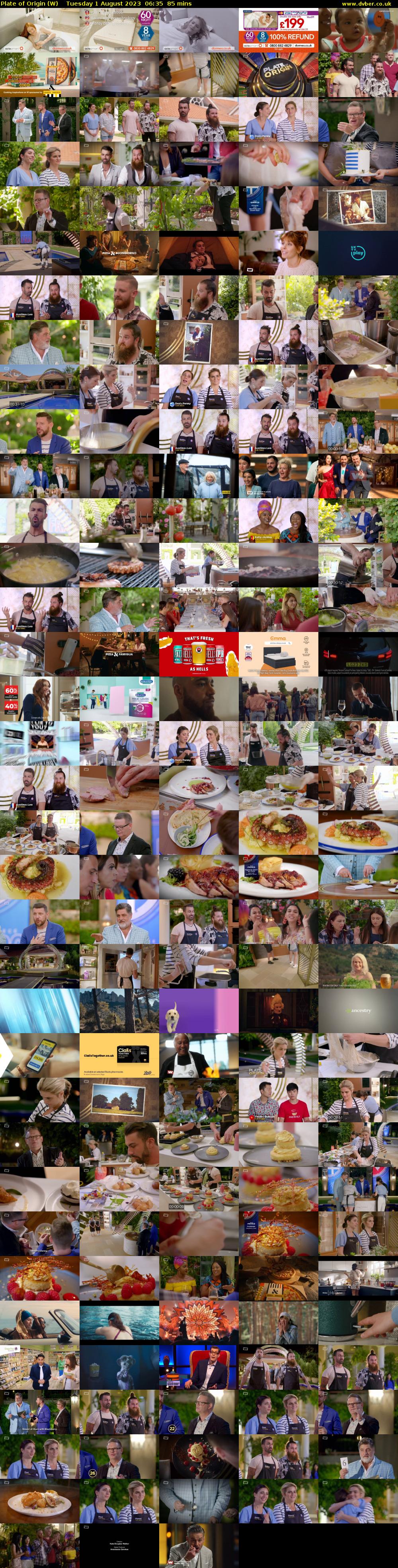 Plate of Origin (W) Tuesday 1 August 2023 06:35 - 08:00