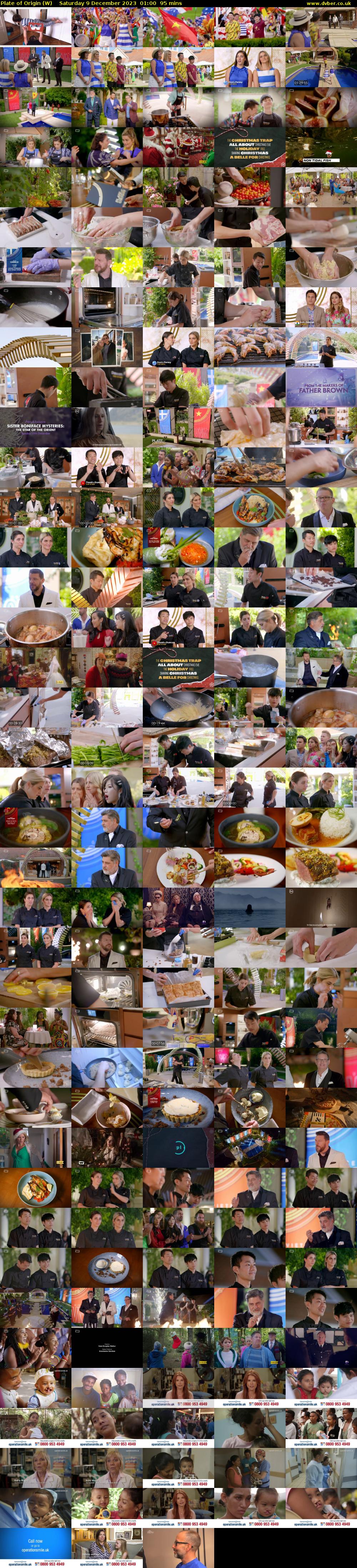 Plate of Origin (W) Saturday 9 December 2023 01:00 - 02:35
