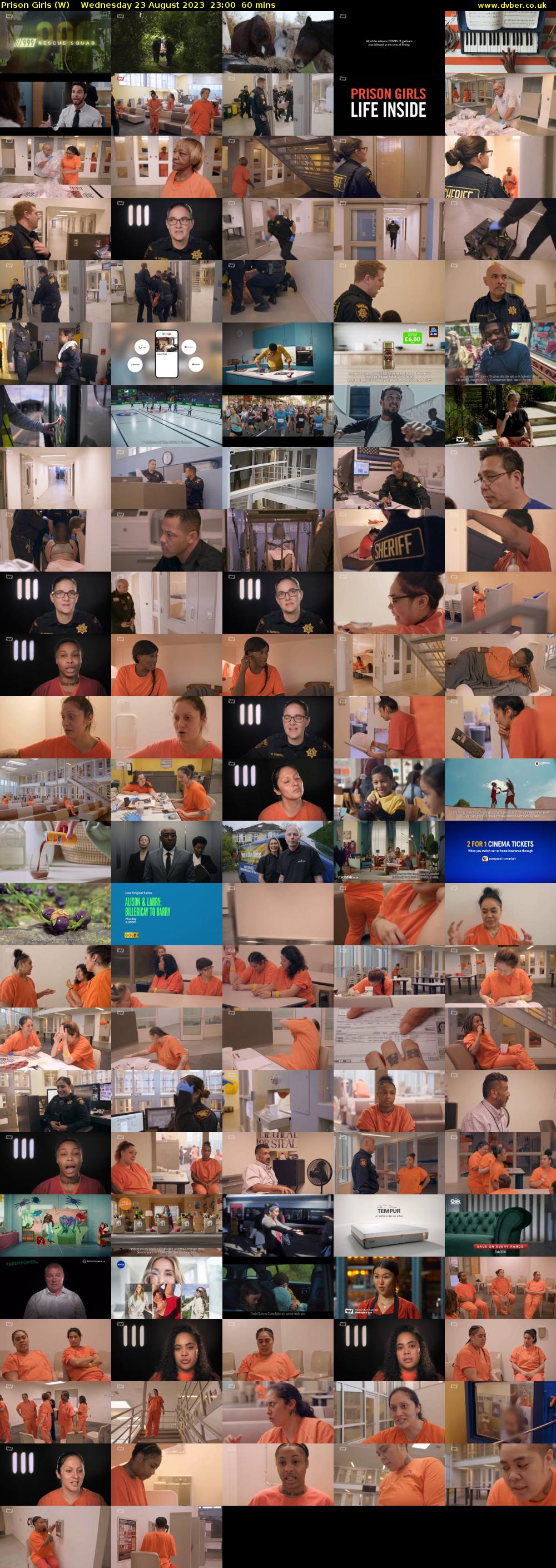 Prison Girls (W) Wednesday 23 August 2023 23:00 - 00:00